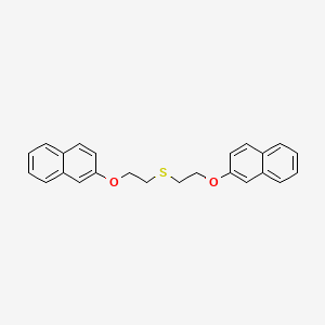 molecular formula C24H22O2S B14662242 Sulfide, bis(2-(2-naphthoxy)ethyl) CAS No. 40709-79-3