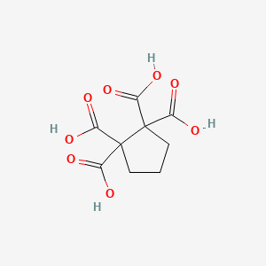 molecular formula C9H10O8 B14662275 Cyclopentanetetracarboxylic acid CAS No. 51365-15-2