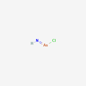molecular formula AsClHN B14662303 Chloro(imino)arsane 