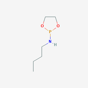 molecular formula C6H14NO2P B14662343 N-Butyl-1,3,2-dioxaphospholan-2-amine CAS No. 51439-08-8