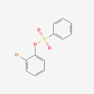 molecular formula C12H9BrO3S B14662371 2-Bromophenyl benzenesulfonate CAS No. 41480-10-8