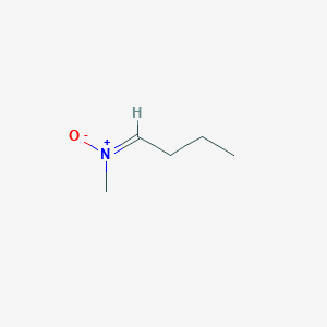 molecular formula C5H11NO B14662387 Methanamine, N-butylidene-, N-oxide CAS No. 44603-43-2
