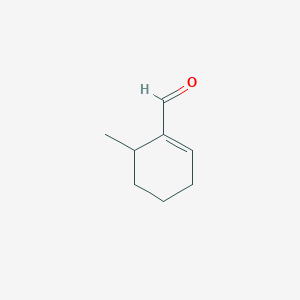molecular formula C8H12O B14662428 6-Methylcyclohex-1-ene-1-carbaldehyde CAS No. 41437-90-5