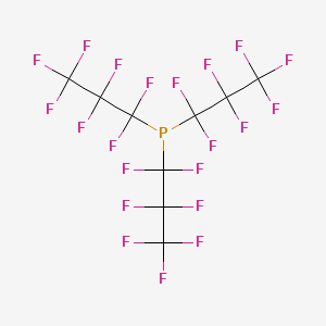 molecular formula C9F21P B14662460 Tris(heptafluoropropyl)phosphane CAS No. 51761-69-4