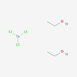 molecular formula C4H12Cl3O2Ta B14662600 Ethanol--trichlorotantalum (2/1) CAS No. 44916-29-2