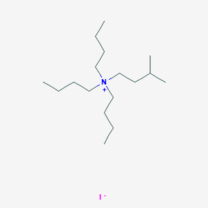 molecular formula C17H38IN B14662657 N,N,N-Tributyl-3-methylbutan-1-aminium iodide CAS No. 51136-65-3