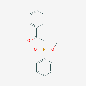 molecular formula C15H15O3P B14662801 Methyl (2-oxo-2-phenylethyl)phenylphosphinate CAS No. 51104-33-7