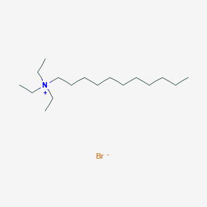 molecular formula C17H38BrN B14662804 N,N,N-Triethylundecan-1-aminium bromide CAS No. 40879-55-8