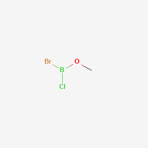 molecular formula CH3BBrClO B14662904 Methoxybromochloroborane CAS No. 38481-11-7