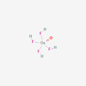 molecular formula F4H4OOs B14662944 Osmium oxide tetrafluoride CAS No. 38448-58-7