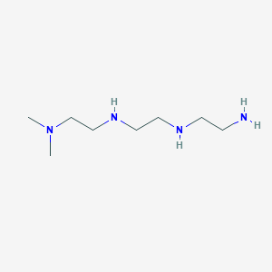 molecular formula C8H22N4 B14663045 N~2~-{2-[(2-Aminoethyl)amino]ethyl}-N~1~,N~1~-dimethylethane-1,2-diamine CAS No. 38361-92-1