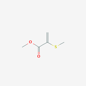 molecular formula C5H8O2S B14663186 Methyl 2-(methylsulfanyl)prop-2-enoate CAS No. 43228-10-0