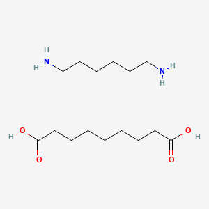 molecular formula C15H32N2O4 B14663207 Hexane-1,6-diamine;nonanedioic acid CAS No. 38775-37-0