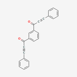 molecular formula C24H14O2 B14663253 1,1'-(1,3-Phenylene)bis(3-phenylprop-2-yn-1-one) CAS No. 41304-89-6