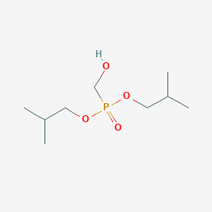 molecular formula C9H21O4P B14663372 Bis(2-methylpropoxy)phosphorylmethanol CAS No. 41304-46-5