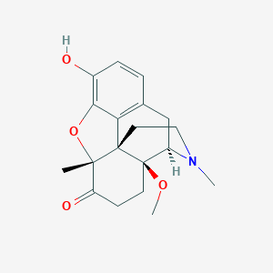 molecular formula C19H23NO4 B146635 14-Methoxymetopon CAS No. 131575-03-6