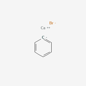molecular formula C6H5BrCa B14663535 Calcium, bromophenyl- CAS No. 42282-79-1