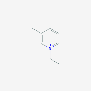molecular formula C8H12N+ B14663623 1-Ethyl-3-methylpyridinium CAS No. 38675-08-0