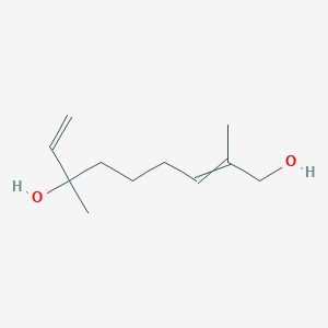molecular formula C11H20O2 B14663685 2,7-Dimethylnona-2,8-diene-1,7-diol CAS No. 51724-50-6