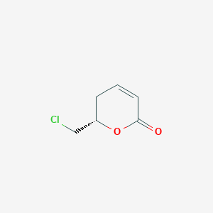 molecular formula C6H7ClO2 B146637 (S)-6-Chloromethyl-5,6-dihydro-pyran-2-one CAS No. 135999-61-0