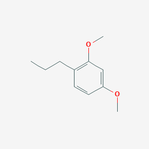 molecular formula C11H16O2 B14663968 Benzene, 1,3-dimethoxy-4-propyl CAS No. 36680-47-4