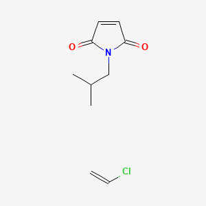 molecular formula C10H14ClNO2 B14664008 Chloroethene; 1-(2-methylpropyl)pyrrole-2,5-dione CAS No. 42317-05-5