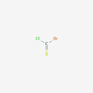 molecular formula CBrClS B14664019 Carbonothioyl bromide chloride CAS No. 35907-57-4