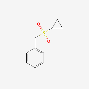 molecular formula C10H12O2S B14664057 Cyclopropylsulfonylmethylbenzene CAS No. 51417-12-0