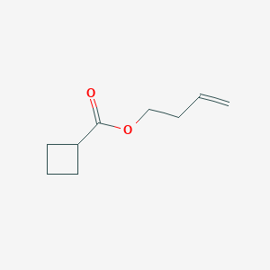 molecular formula C9H14O2 B14664093 But-3-en-1-yl cyclobutanecarboxylate CAS No. 42392-32-5