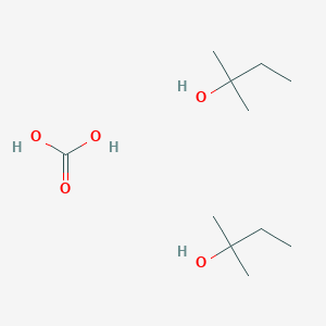 molecular formula C11H26O5 B14664133 Carbonic acid--2-methylbutan-2-ol (1/2) CAS No. 39511-74-5