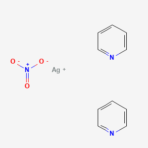 molecular formula C10H10AgN3O3 B14664211 Silver;pyridine;nitrate CAS No. 39716-70-6