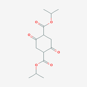 molecular formula C14H20O6 B14664239 Dipropan-2-yl 2,5-dioxocyclohexane-1,4-dicarboxylate CAS No. 49748-30-3
