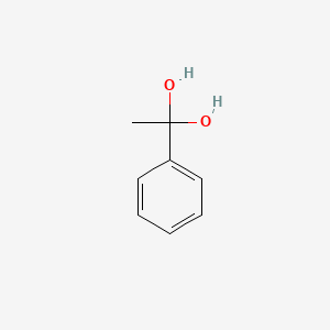 molecular formula C8H10O2 B14664281 1-Phenylethane-1,1-diol CAS No. 45777-14-8
