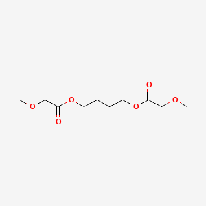 molecular formula C10H18O6 B14664284 Butane-1,4-diyl bis(methoxyacetate) CAS No. 38342-44-8