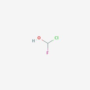 molecular formula CH2ClFO B14664365 Chloro(fluoro)methanol CAS No. 36838-26-3