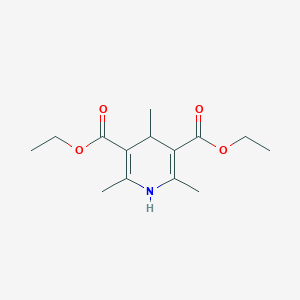 molecular formula C14H21NO4 B146644 Diethyl 2,4,6-trimethyl-1,4-dihydropyridine-3,5-dicarboxylate CAS No. 632-93-9