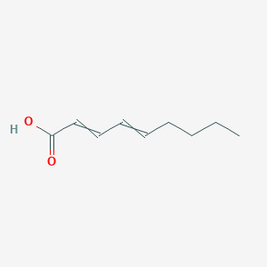 molecular formula C9H14O2 B14664412 Nona-2,4-dienoic acid CAS No. 51109-34-3
