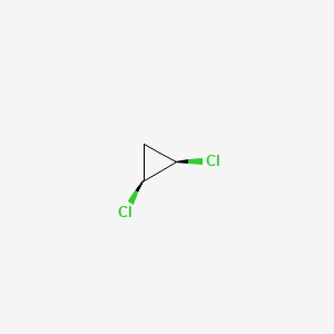 molecular formula C3H4Cl2 B14664583 (1R,2S)-1,2-Dichlorocyclopropane CAS No. 39199-88-7