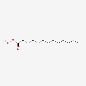 molecular formula C13H26O3 B14664646 Peroxytridecanoic acid CAS No. 40915-96-6