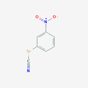 molecular formula C7H4N2O2Se B14664659 Selenocyanic acid, 3-nitrophenyl ester CAS No. 51694-18-9