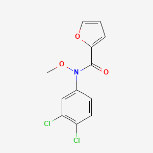 molecular formula C12H9Cl2NO3 B14664680 N-(3,4-Dichlorophenyl)-N-methoxyfuran-2-carboxamide CAS No. 51639-86-2