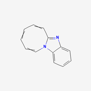 molecular formula C13H10N2 B14664837 Azocino[1,2-A]benzimidazole CAS No. 40826-58-2