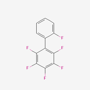 molecular formula C12H4F6 B14664888 2,2',3,4,5,6-Hexafluoro-1,1'-biphenyl CAS No. 41877-27-4