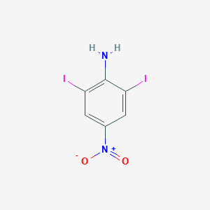 molecular formula C6H4I2N2O2 B146649 2,6-二碘-4-硝基苯胺 CAS No. 5398-27-6