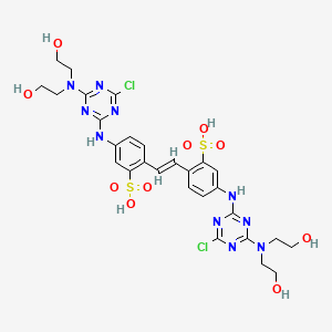 molecular formula C28H32Cl2N10O10S2 B14664914 Rylux BSP CAS No. 50570-59-7