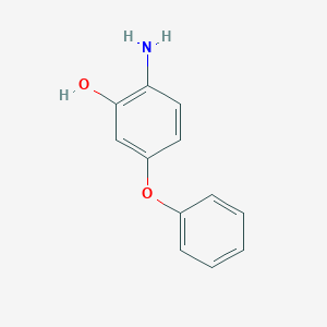 molecular formula C12H11NO2 B14665011 2-Amino-5-phenoxyphenol CAS No. 42944-32-1
