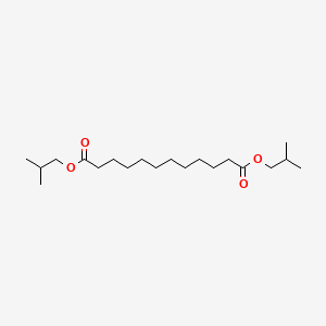 molecular formula C20H38O4 B14665089 Bis(2-methylpropyl) dodecanedioate CAS No. 40775-22-2