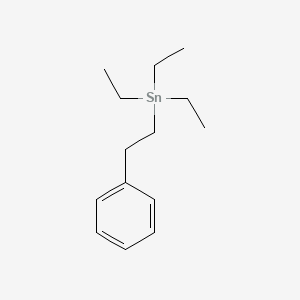 molecular formula C14H24Sn B14665110 Triethyl(2-phenylethyl)stannane CAS No. 51283-41-1