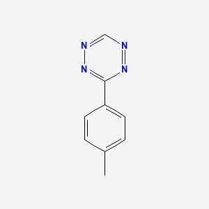 molecular formula C9H8N4 B14665141 1,2,4,5-Tetrazine, 3-(4-methylphenyl)- CAS No. 37385-31-2