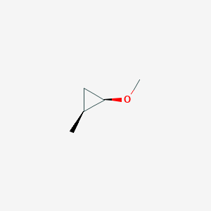 molecular formula C5H10O B14665166 (1R,2S)-1-Methoxy-2-methylcyclopropane CAS No. 36024-54-1